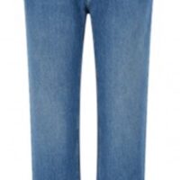 Hugo Boss Regular-Fit Jeans STRAIGHT CROP 2.0 aus blauem Bio-Baumwoll-Denim blau 434