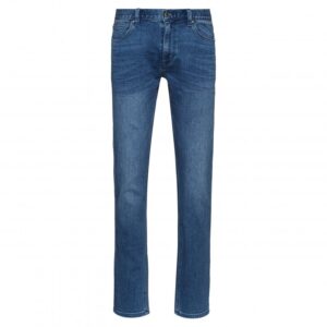 Hugo Boss Mittelblaue Slim-Fit Jeans HUGO 708 aus bequemem Stretch-Denim Farbe blau 450