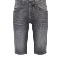 Hugo Boss Taber-Shorts BC-P aus grauem Super-Stretch-Denim Farbe grau 038