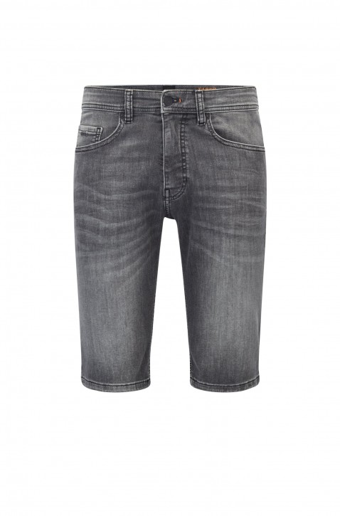 Hugo Boss Taber-Shorts BC-P aus grauem Super-Stretch-Denim Farbe grau 038 Hugo Boss Taber-Shorts BC-P aus grauem Super-Stretch-Denim Farbe grau 038