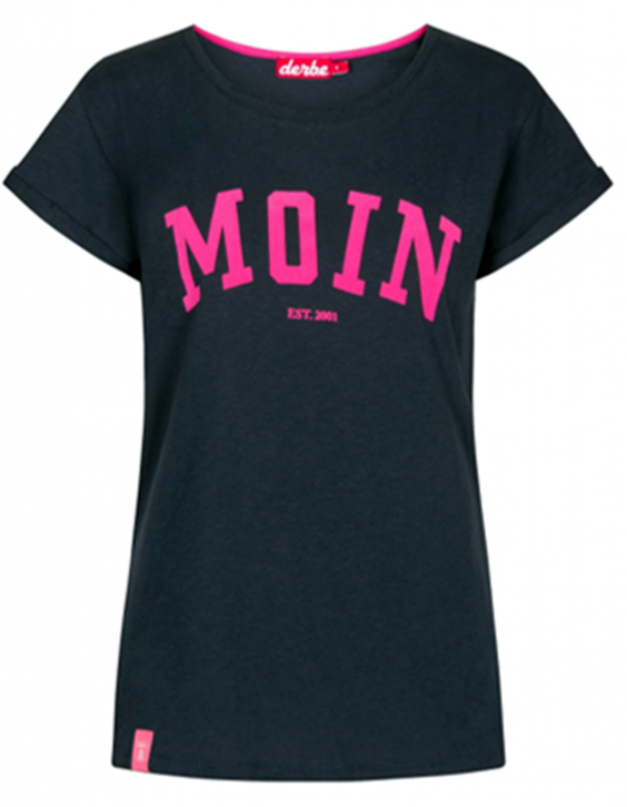 DERBE Moin Damen T-Shirt Navy Dunkelblau 010 DERBE Moin Damen T-Shirt Navy Dunkelblau 010