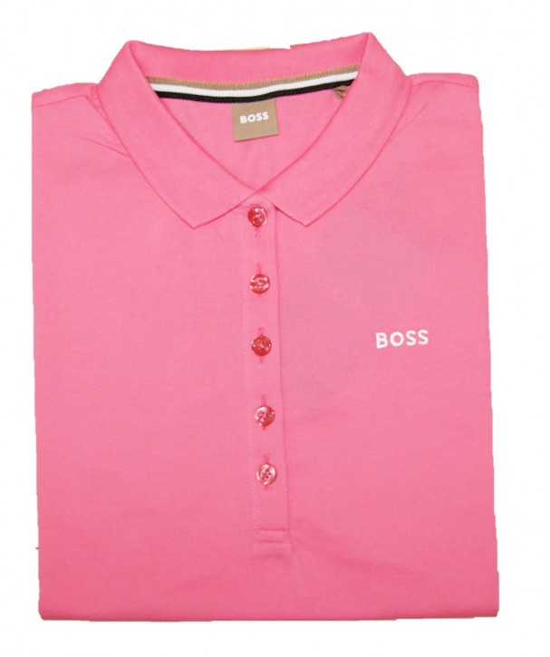 Hugo Boss Poloshirt C_Epola aus Bio-Baumwolle mit Logo Pink 663 Hugo Boss Poloshirt C_Epola aus Bio-Baumwolle mit Logo Pink 663