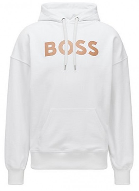 Hugo Boss Econy Damen Hoodie mit Logoschriftzug in Weiß 100 Hugo Boss Econy Damen Hoodie mit Logoschriftzug in Weiß 100