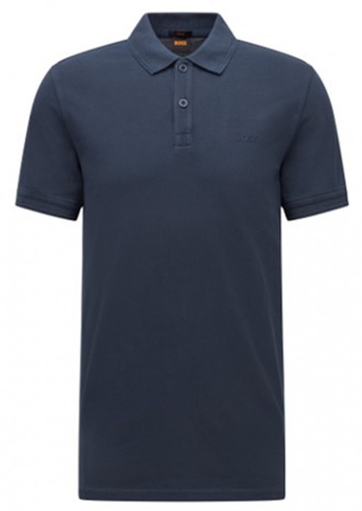 Hugo Boss Slim-Fit Poloshirt Prime aus Baumwoll-Piqué dunkelblau 402 Hugo Boss Slim-Fit Poloshirt Prime aus Baumwoll-Piqué dunkelblau 402