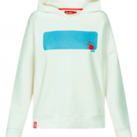 DERBE Damen Hoodie Kapuzensweat FLAMINGO Offwhite Beige 023 DERBE Damen Hoodie Kapuzensweat FLAMINGO Offwhite Beige 023