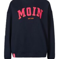 DERBE Moin Crewneck Damen Pullover Navy Dunkelblau  010