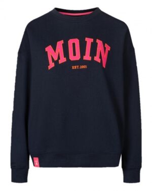 DERBE Moin Crewneck Damen Pullover Navy Dunkelblau  010