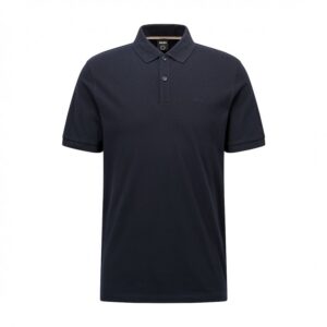 BOSS Poloshirt Pallas aus Piqué-Gewebe auf der Brust mit einem BOSS Logo Dunkelblau 404