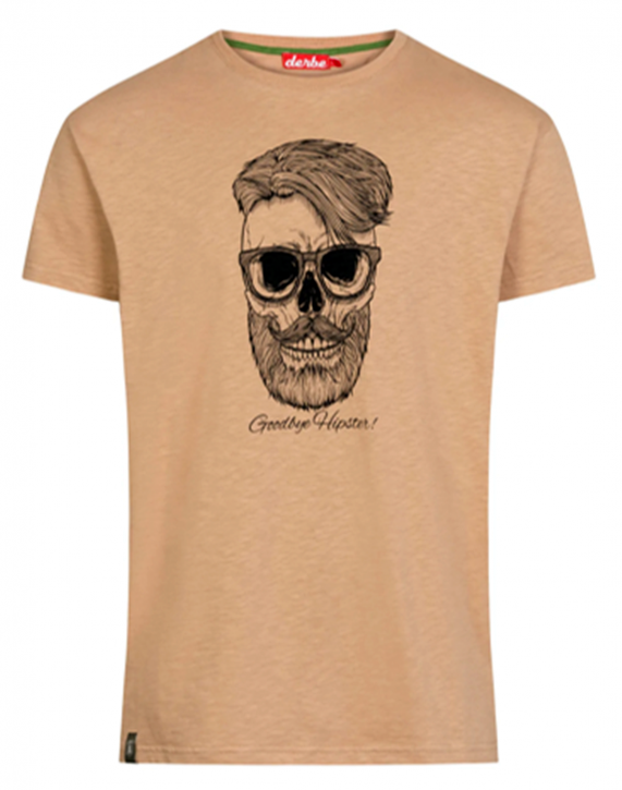 DERBE Herren T-Shirt Hipster m-04-tsfl-hipster- 817 caramel DERBE Herren T-Shirt Hipster m-04-tsfl-hipster- 817 caramel