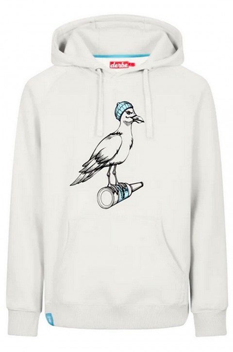 DERBE Herren Kapuzenpullover Sturmmöwe 023 off white DERBE Herren Kapuzenpullover Sturmmöwe 023 off white
