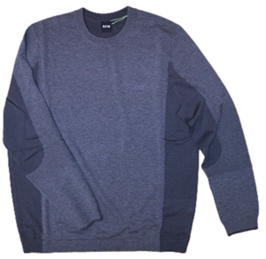 BOSS Pullover RISAS mit aufwendiger Strickkombination Farbe grau 031