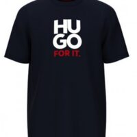 Hugo Boss T-Shirt DIMENTIS mit Logoprint aus Baumwoll-Jersey schwarz 001