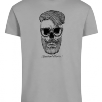 DERBE Herren T-Shirt Hipster m-04-tsfl-hipster-093 grey DERBE Herren T-Shirt Hipster m-04-tsfl-hipster-093 grey