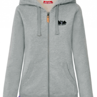 DERBE Damen Sweatjacke Schwanenliebe Farbe grey 021