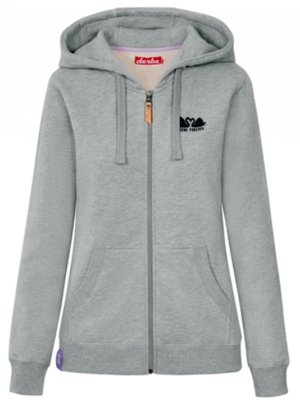 DERBE Damen Sweatjacke Schwanenliebe Farbe grey 021
