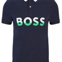 Hugo Boss Poloshirt Pavel aus Baumwoll-Mix mit Colour-Block-Logo dunkelblau 402 Hugo Boss Poloshirt Pavel aus Baumwoll-Mix mit Colour-Block-Logo dunkelblau 402