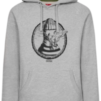 DERBE Herren Kapuzenpullover Matrosenmöwe 021-grey melange DERBE Herren Kapuzenpullover Matrosenmöwe 021-grey melange