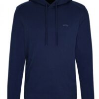 Hugo Boss Herren Soody Curved Kapuzenpullover dunkelblau 410 Hugo Boss Herren Soody Curved Kapuzenpullover dunkelblau 410