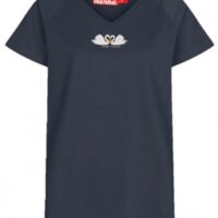 Derbe Schwanenliebe Damen Shirt V-Ausschnitt 010 Navy Derbe Schwanenliebe Damen Shirt V-Ausschnitt 010 Navy