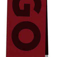 Hugo Unisex Z-471 Schal mit einem großen, kontrastierenden Logo Pink 693