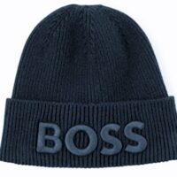 Hugo Boss Mütze Afox-1 aus Baumwoll-Mix mit 3D-Logo-Stickerei dunkelblau 404 Hugo Boss Mütze Afox-1 aus Baumwoll-Mix mit 3D-Logo-Stickerei dunkelblau 404