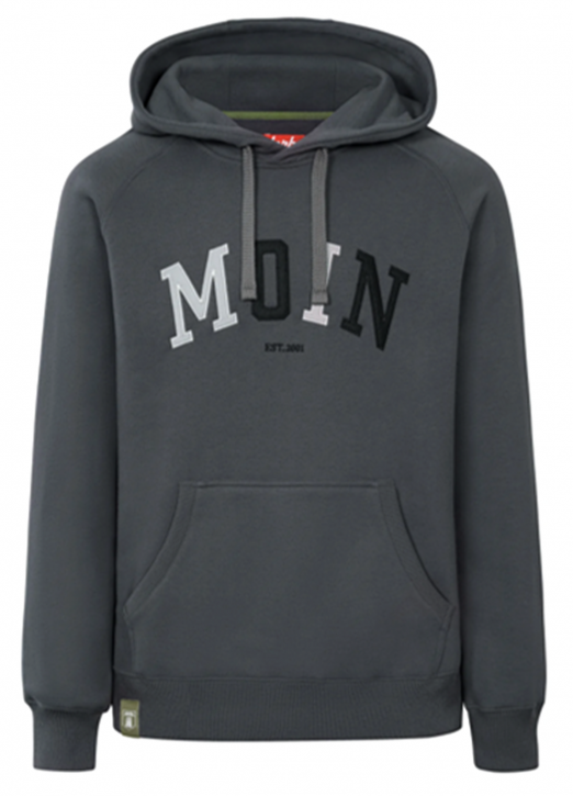 DERBE Moin Herren Hoody Kapuzenpullover Phantom Schwarz Zweifarbig phantom 091 DERBE Moin Herren Hoody Kapuzenpullover Phantom Schwarz Zweifarbig phantom 091