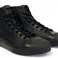 Hugo Hightop DyerH_Hito_fl Sneakers mit Stack-Logo und vulkanisierter Sohle schwarz 001