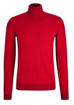Hugo Boss Slim-Fit Rollkragenpullover San Thomas- M aus Schurwolle rot 693