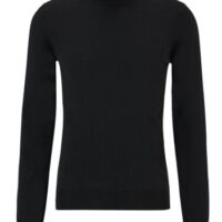 Hugo Boss Slim-Fit Rollkragenpullover San Thomas-M aus Schurwolle dunkelblau 410