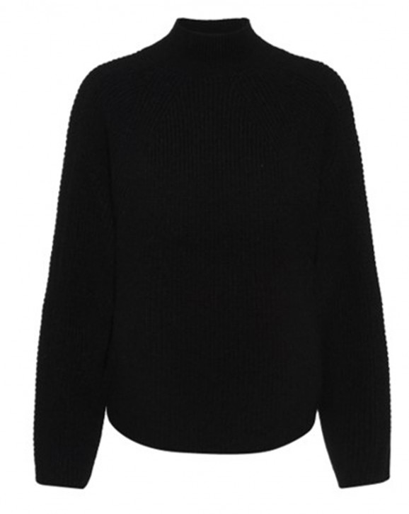 Hugo Boss Damen Pullover C_Folanda mit Stehkragen dunkelgrau 060 Hugo Boss Damen Pullover C_Folanda mit Stehkragen dunkelgrau 060