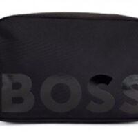Hugo Boss Kulturbeutel Catch_Washbag aus recyceltem Nylon mit Logo schwarz 001 Hugo Boss Kulturbeutel Catch_Washbag aus recyceltem Nylon mit Logo schwarz 001