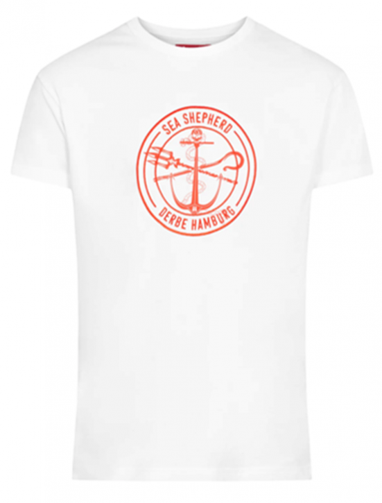 Derbe Barsch Sea Shepherd Gots Organic Herren Shirt White Weiß Derbe Barsch Sea Shepherd Gots Organic Herren Shirt White Weiß