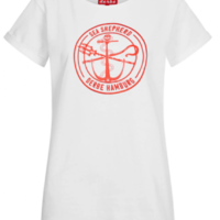 Derbe Barbe Sea Shepherd Gots Organic Damen Shirt White Weiß Derbe Barbe Sea Shepherd Gots Organic Damen Shirt White Weiß