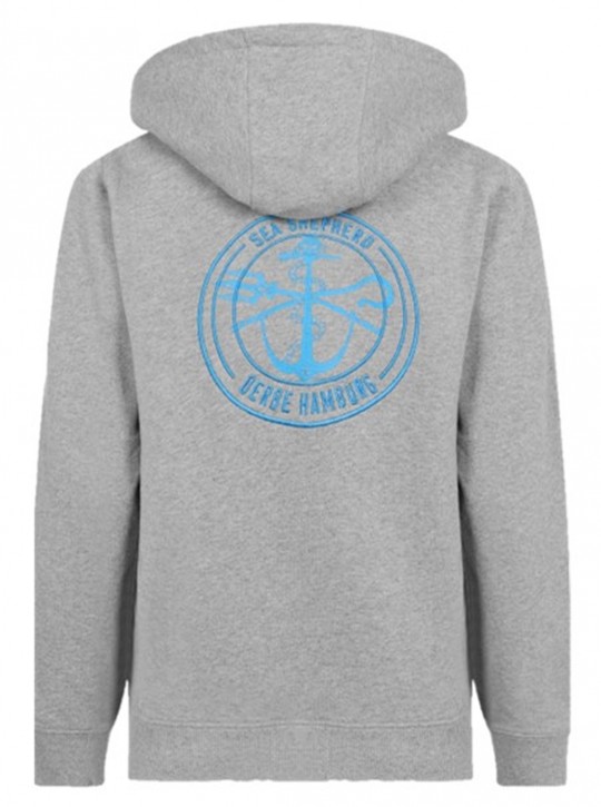 Derbe Seehecht Sea Shepherd Gots Organic Herren Sweatjacke Grey Melange Grau Derbe Seehecht Sea Shepherd Gots Organic Herren Sweatjacke Grey Melange Grau