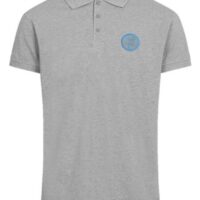 DERBE Steinbeißer Sea Shepherd Gots Organic Herren Polo Shirt Grey Melange Grau DERBE Steinbeißer Sea Shepherd Gots Organic Herren Polo Shirt Grey Melange Grau