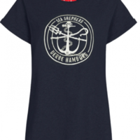 Derbe Barbe Sea Shepherd Gots Organic Damen Shirt Navy Dunkelblau Derbe Barbe Sea Shepherd Gots Organic Damen Shirt Navy Dunkelblau
