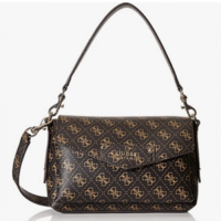 Guess Damen Henkeltasche Eco Brenton Farbe brown Logo Guess Damen Henkeltasche Eco Brenton Farbe brown Logo