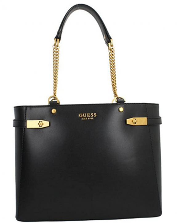 Guess Damen Shopper Tasche Zadie Logo Girlfriend Tote black BS22GU142 VB841523 Guess Damen Shopper Tasche Zadie Logo Girlfriend Tote black BS22GU142 VB841523