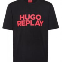 Hugo & Replay Rundhals Herren T-shirt DEE_02 HM6380X REPLAY dunkelgrau 098 Hugo & Replay Rundhals Herren T-shirt DEE_02 HM6380X REPLAY dunkelgrau 098