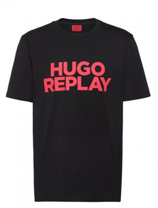 Hugo & Replay Rundhals Herren T-shirt DEE_02 HM6380X REPLAY dunkelgrau 098 Hugo & Replay Rundhals Herren T-shirt DEE_02 HM6380X REPLAY dunkelgrau 098