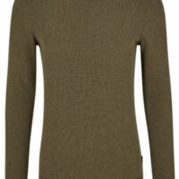Hugo Boss Slim-Fit Longsleeve Tempest aus Baumwolle mit Waffelstruktur dunkelgrün 308