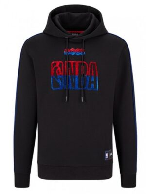 Hugo Boss WBounce2_4 Boss X NBA Kapuzensweat schwarz 001