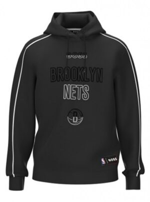Hugo Boss WBounce2_4 Boss X NBA NETS Kapuzensweat schwarz 005
