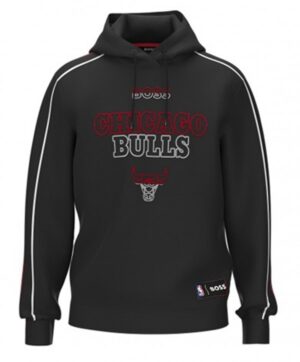 Hugo Boss WBounce2_4 Boss X NBA BULLS Kapuzensweat schwarz 003
