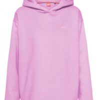 Hugo Boss Damen Kapuzensweat C_ Ezaria mit Brustlogo flieder 527 Hugo Boss Damen Kapuzensweat C_ Ezaria mit Brustlogo flieder 527