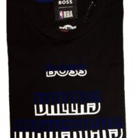 Boss T-Shirt aus Stretch-Baumwolle T_Basket_4_NBA mit Flockdruck-Logo der Kooperation 010 Boss T-Shirt aus Stretch-Baumwolle T_Basket_4_NBA mit Flockdruck-Logo der Kooperation 010