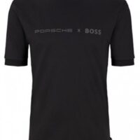 Hugo Boss Porsche x BOSS Slim-Fit T-Shirt mit exklusivem Branding schwarz 001 Hugo Boss Porsche x BOSS Slim-Fit T-Shirt mit exklusivem Branding schwarz 001