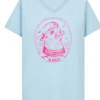 Derbe Matrosenrobbe Damen T-Shirt Hell Blau Forget Me Not Nachhaltig  0161 Derbe Matrosenrobbe Damen T-Shirt Hell Blau Forget Me Not Nachhaltig  0161