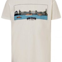 DERBE Landungsbrücken Herren T-Shirt Hamburg Off White Weiß Nachhaltig 023 DERBE Landungsbrücken Herren T-Shirt Hamburg Off White Weiß Nachhaltig 023