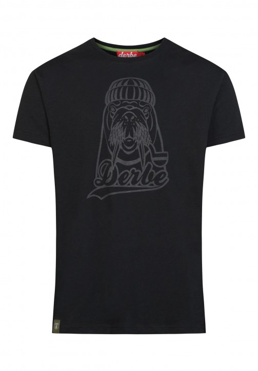 Derbe Walross Herren T-Shirt Black Schwarz 090 Derbe Walross Herren T-Shirt Black Schwarz 090